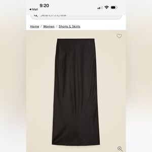 Jcrew new gwyneth skirt size small, black nwt
